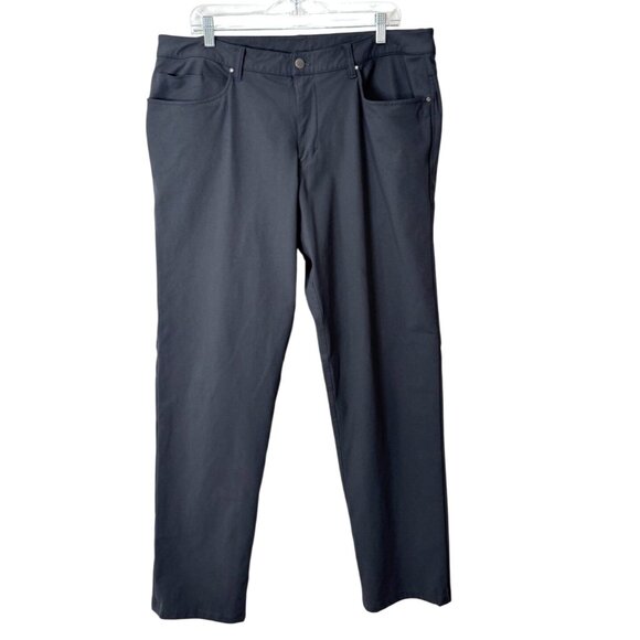 lululemon athletica Other - Lululemon Mens ABC Pants Classic Fit Warpstreme 5 Pocket Gray LM5968S Size 38